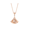 Bulgari Divas’ Dream 350065 Necklace Rose Gold with Mother-of-pearl and Diamonds 1
