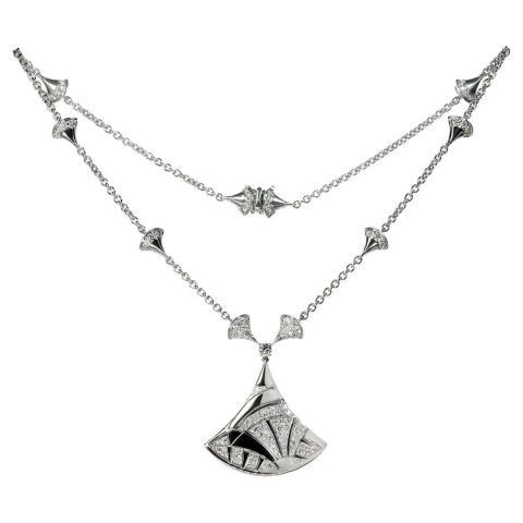 Bulgari Divas’ Dream 349442 Necklace White Gold Set Diamonds 1