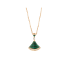 Bulgari Divas’ Dream 358127 Necklace Yellow Gold Malachite and Diamonds 1
