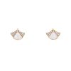 Bulgari Divas’ 350483 Dream small earrings in pink gold diamonds and mother of pearl OR857103 1