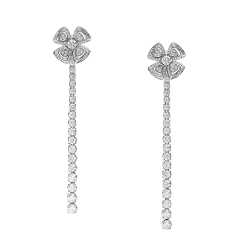 Bulgari Fiorever 358158 Earrings In 18ct White Gold 1