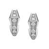 Bulgari Serpenti 351426 earrings in 18 kt white gold set with full pavé diamonds OR857499 1