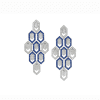 Bulgari Serpenti 261821 Seduttori White Gold and Sapphire Earring 1