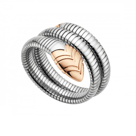 Bulgari BR856501 Serpenti Tubogas double coil bracelet 1