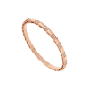 Bulgari 355043 Serpenti Viper 18 kt rose gold bracelet set with demi pavé diamonds 1
