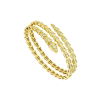 Bulgari 357270-yg Serpenti Viper two-coil 18 kt Yellow gold bracelet set with pavé diamonds 1