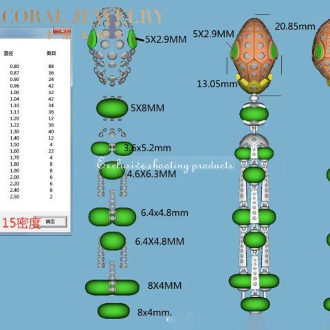 Bulgari Serpenti earring white gold and emerald tassel dangle earrings 7