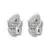 Bulgari Serpenti 354702-WG white gold earrings set with pavé diamonds 1