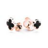 Van Cleef & Arpels VCARC95000 Alhambra cufflinks Rose Gold Onyx 1