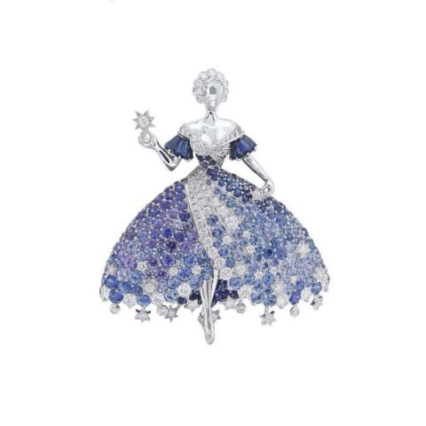 Van Cleef & Arpels brooch Robe Couleur de la Lune brooch 1