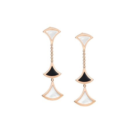 Bulgari 350260 Diva’s Dream Earrings with Black Onyx and Mother of Pearl OR857051 1