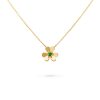 Van Cleef & Arpels VCARP7SB00 Frivole pendant mini model Yellow gold Emerald Necklace 1