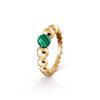 Van Cleef & Arpels VCARO5M200 ring Perlée couleurs variation Yellow gold Malachite ring 1