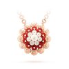 Van Cleef & Arpels VCARO9J800 Bouton d’or pendant Rose gold Carnelian Diamond Mother-of-pearl Necklace 2 Van Cleef & Arpels VCARO9J800 Bouton d’or pendant Rose gold Carnelian Diamond Mother-of-pearl Necklace 2