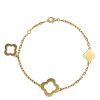 Van Cleef & Arpels VCARD39600 Byzantine Alhambra bracelet 3 motifs Yellow gold 2 Van Cleef & Arpels VCARD39600 Byzantine Alhambra bracelet 3 motifs Yellow gold 1