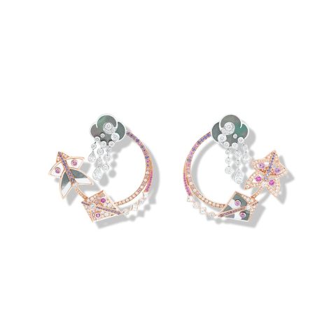 Van Cleef & Arpels VCARO5QM00 Cerfs-Volants hoop earrings 1