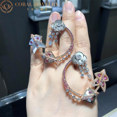 Van Cleef & Arpels VCARO5QM00 Cerfs-Volants hoop earrings 3