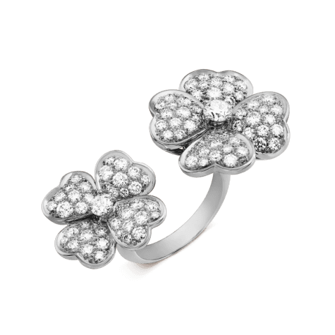 Van Cleef & Arpels VCARO6A800 Cosmos Between the Finger ring White gold Diamond ring 1