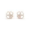 Van Cleef & Arpels VCARO5BX00 Cosmos earrings small model Rose gold Diamond Mother-of-pearl earrings 3 Van Cleef & Arpels VCARO5BX00 Cosmos earrings small model Rose gold Diamond Mother-of-pearl earrings 1