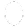 Van Cleef & Arpels VCARA47600 Fleurette necklace 5 flowers large model White gold Diamond 2