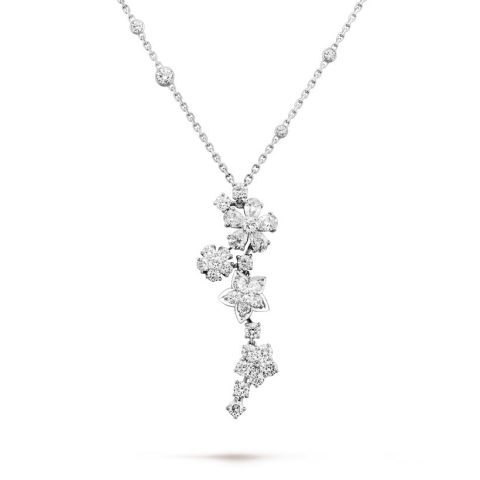 Van Cleef & Arpels VCARP05K00 Folie des Prés pendant White gold Diamond 1