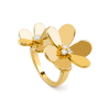 Van Cleef & Arpels VCARB67600 Frivole Between the Finger Ring Yellow gold Diamond Ring 3 Van Cleef & Arpels VCARB67600 Frivole Between the Finger Ring Yellow gold Diamond Ring 1