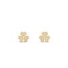 Van Cleef & Arpels VCARP24200 Frivole earrings mini model Yellow gold Diamond earrings 1