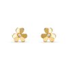 Van Cleef & Arpels VCARB65700 Frivole earrings small model Yellow gold Diamond earrings 2 Van Cleef & Arpels VCARB65700 Frivole earrings small model Yellow gold Diamond earrings 1