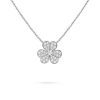 Van Cleef & Arpels VCARD31800 Frivole pendant small model White gold Diamond Necklace 1