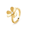 Van Cleef & Arpels VCARP2DS00 Frivole ring 1 flower small model Yellow gold ring 3 Van Cleef & Arpels VCARP2DS00 Frivole ring 1 flower small model Yellow gold ring 1
