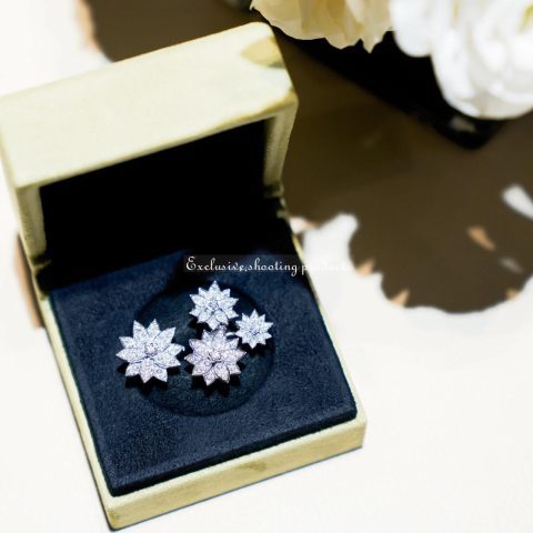Van Cleef & Arpels VCARP7TF00 Lotus Between the Finger ring 4 flowers White gold Diamond ring 12