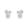 Van Cleef & Arpels VCARP7TH00 Lotus earrings 3 flowers White gold Diamond earrings 2