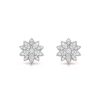 Van Cleef & Arpels VCARO96B00 Lotus earrings small model White gold Diamond earrings 1