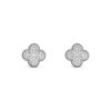 Van Cleef & Arpels VCARN9ZR00 Magic Alhambra earrings White gold Diamond earrings 3 Van Cleef & Arpels VCARN9ZR00 Magic Alhambra earrings White gold Diamond earrings 1