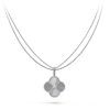 Van Cleef & Arpels VCARP4KO00-WG Magic Alhambra long necklace 1 motif white gold necklace 1