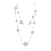 Van Cleef & Arpels VCARN9MO00 Magic Alhambra long necklace 16 motifs White gold Diamond Necklace 2 Van Cleef & Arpels VCARN9MO00 Magic Alhambra long necklace 16 motifs White gold Diamond Necklace 1