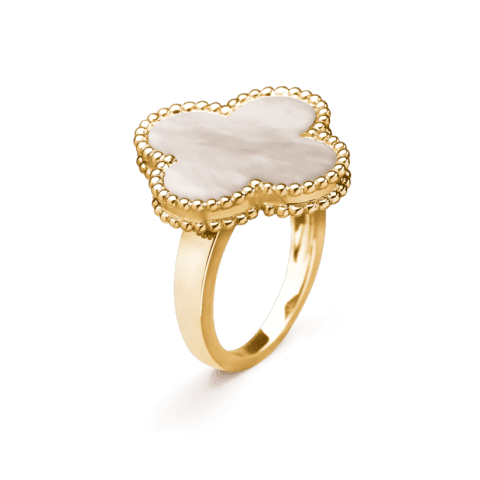 Van Cleef & Arpels VCARF78900 ring Magic Alhambra Yellow gold Mother-of-pearl ring 1