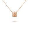 Van Cleef & Arpels VCARO2EE00 Perlée clovers pendant Rose gold Diamond Necklace 1
