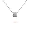 Van Cleef & Arpels VCARO2EF00 Perlée clovers pendant White gold Diamond Necklace 1