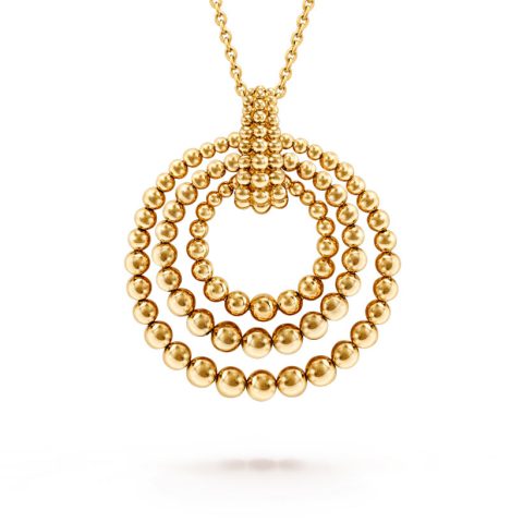 Van Cleef & Arpels VCARP4DL00 Perlée couleurs transformable long necklace Yellow gold Necklace 1