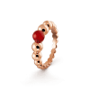 Van Cleef & Arpels VCARO63F00 ring Perlée couleurs variation Rose gold Carnelian ring 2 Van Cleef & Arpels VCARO63F00 ring Perlée couleurs variation Rose gold Carnelian ring 1