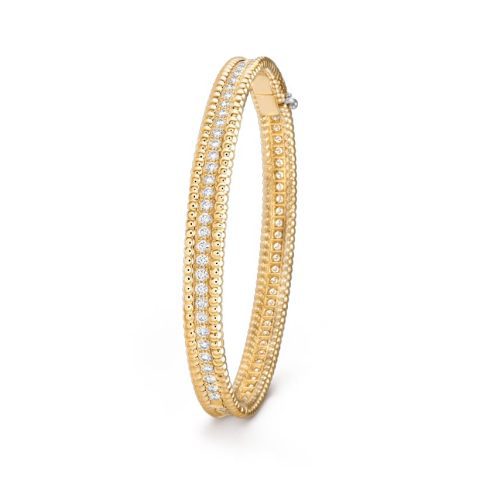 Van Cleef & Arpels VCARP27C00 Perlée diamonds bracelet 1 row Yellow gold Diamond 1