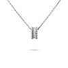 Van Cleef & Arpels VCARO25100 Perlée diamonds pendant White gold Necklace 2 Van Cleef & Arpels VCARO25100 Perlée diamonds pendant White gold Necklace 1