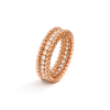 Van Cleef & Arpels VCARP4E300 Perlée diamonds ring 1 row Rose gold Diamond ring 1
