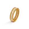 Van Cleef & Arpels VCARP4E100 Perlée diamonds ring 1 row Yellow gold Diamond ring 1