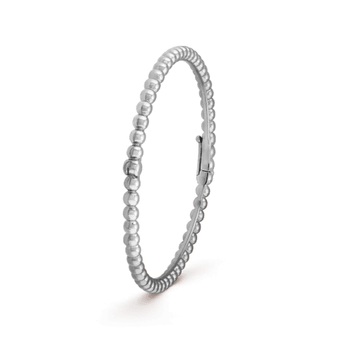 Van Cleef & Arpels VCARO7A900 Perlée pearls of gold bracelet White gold 1