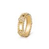 Van Cleef & Arpels VCARP6MM00 Perlée sweet clovers ring Yellow gold Diamond ring 2 Van Cleef & Arpels VCARP6MM00 Perlée sweet clovers ring Yellow gold Diamond ring 2