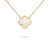Van Cleef & Arpels VCARA39700 Pure Alhambra pendant Yellow gold Mother-of-pearl Necklace 1