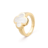 Van Cleef & Arpels VCARA35900 Pure Alhambra ring Yellow gold Mother-of-pearl ring 1