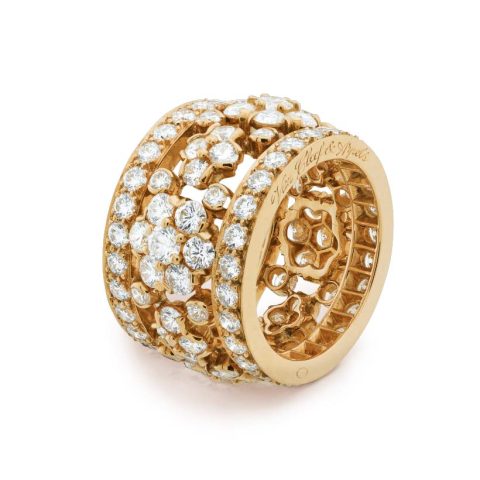 Van Cleef & Arpels VCARO3RV00 Snowflake Diamond ring Yellow gold ring 1